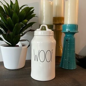 Rae Dunn Woof Dog Canister / Container By Magenta